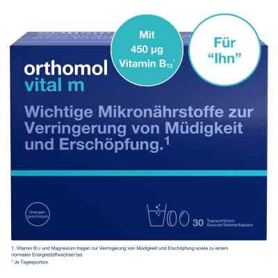Orthomol Vital M 30 granulat/kapsułki - duże opakowanie zamów na apo-discounter.pl