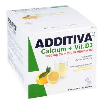 Additiva Wapń 1000 mg + vit.D3 - saszetki zamów na apo-discounter.pl