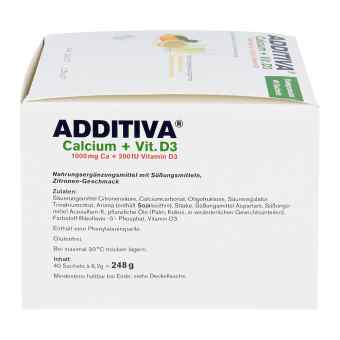 Additiva Wapń 1000 mg + vit.D3 - saszetki zamów na apo-discounter.pl