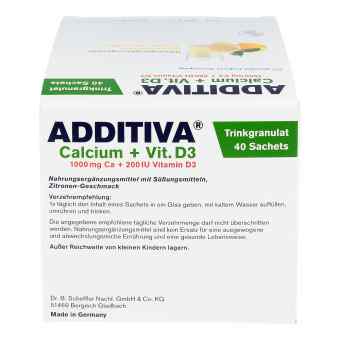 Additiva Wapń 1000 mg + vit.D3 - saszetki zamów na apo-discounter.pl
