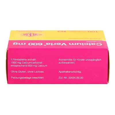 Calcium Verla 600 mg Filmtabl. zamów na apo-discounter.pl