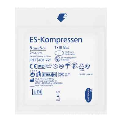 Kompresy Es 5x5cm 8-krotne jałowe zamów na apo-discounter.pl