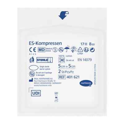 Kompresy Es 5x5cm 8-krotne jałowe zamów na apo-discounter.pl