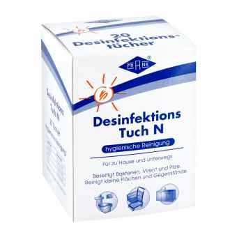 Desinfektionstuch N chusteczki odkażające 20 szt. od Büttner-Frank GmbH PZN 01606785