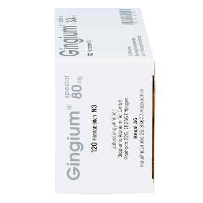 Gingium spezial 80 Filmtabl. Gingium spezial 80 Filmtabl.