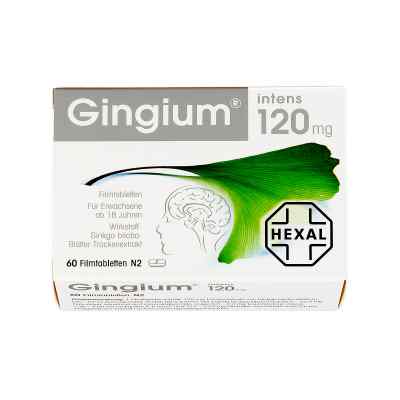 Gingium intens 120 Filmtabl. Gingium intens 120 Filmtabl.
