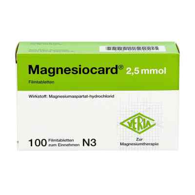 Magnesiocard 2,5 mmol Filmtabl. Magnesiocard 2,5 mmol Filmtabl.