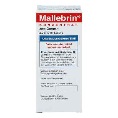 Mallebrin Konzentrat zum Gurgeln zamów na apo-discounter.pl