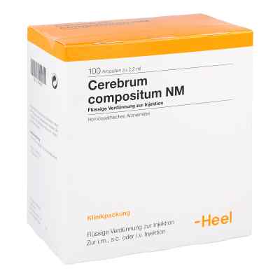 Cerebrum Compositum NM ampułki 100 szt. od Biologische Heilmittel Heel GmbH PZN 01674887