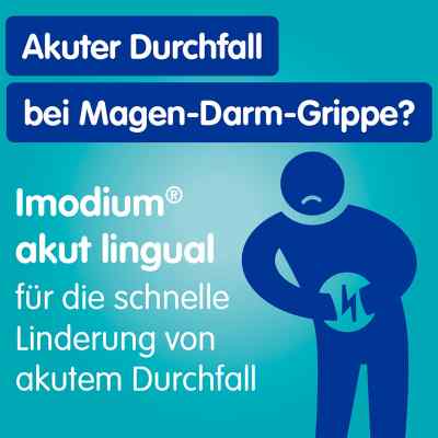 Imodium akut lingual Tabletki przeciw biegunce zamów na apo-discounter.pl