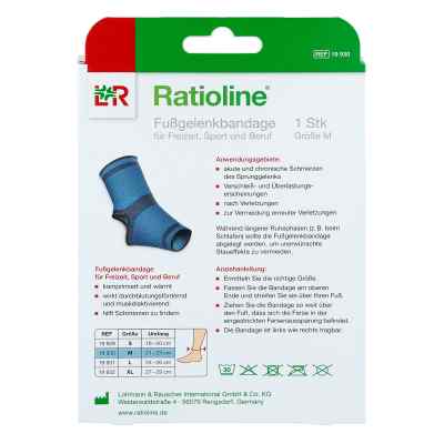 Ratioline active Fussgelenkbandage M zamów na apo-discounter.pl