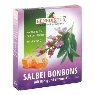 Salbei cukierki z miodem i witaminą C 50 g od BENEDIKTUS Kräuterlabor Strathau PZN 01854201