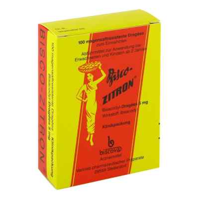 Bisco Zitron Drag. 100 szt. od Biscova-Arzneimittel Sabine Pufa PZN 01939914