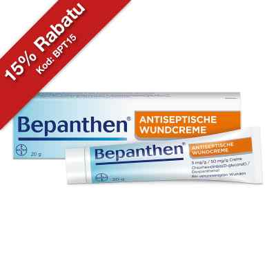 Bepanthen Antiseptische Krem chłodzący 20 g od Bayer Vital GmbH PZN 01987824
