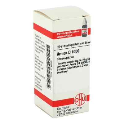 Arnica D 1000 Globuli 10 g od DHU-Arzneimittel GmbH & Co. KG PZN 02110247