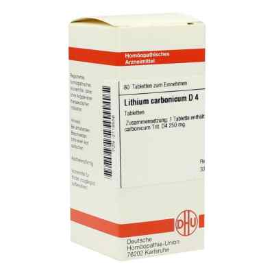 Lithium Carb. D 4 Tabl. 80 szt. od DHU-Arzneimittel GmbH & Co. KG PZN 02118556