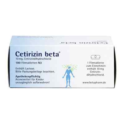 Cetirizin beta Filmtabl. Cetirizin beta Filmtabl.