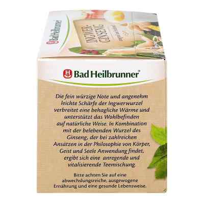 Bad Heilbrunner Herbata imbirowa z żeń-szeniem zamów na apo-discounter.pl