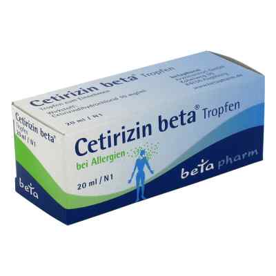 Cetirizin beta Tropfen 20 ml od betapharm Arzneimittel GmbH PZN 02451095