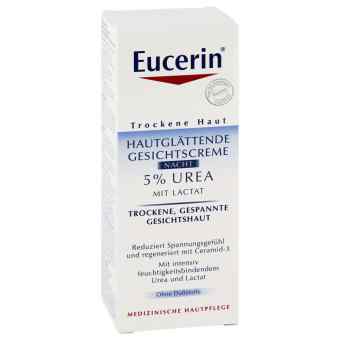 Eucerin 5% Urea Wygładzający krem do twarzy na noc zamów na apo-discounter.pl
