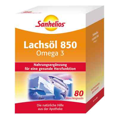 Sanhelios Lachsoel 850 Omega 3 kapsulki z olejem łososia zamów na apo-discounter.pl