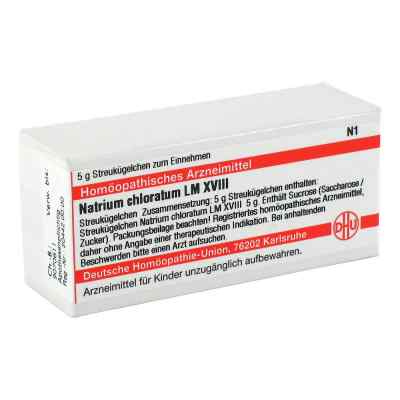 Lm Natrium Chloratum Xviii Globuli 5 g od DHU-Arzneimittel GmbH & Co. KG PZN 02659795