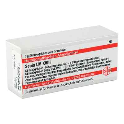 Lm Sepia Xviii Globuli 5 g od DHU-Arzneimittel GmbH & Co. KG PZN 02660031