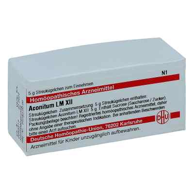 Lm Aconitum Xii Globuli 5 g od DHU-Arzneimittel GmbH & Co. KG PZN 02676552