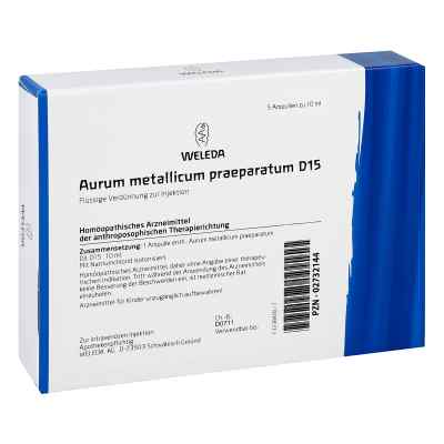 Aurum Metallicum Praep. D 15 Amp. 5X10 ml od WELEDA AG PZN 02732144