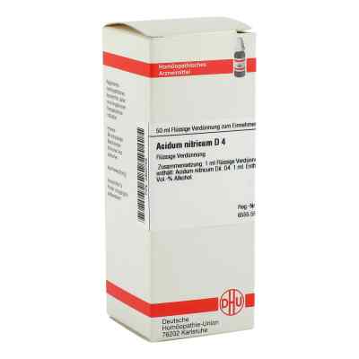Acidum Nitricum D 4 Dil. 50 ml od DHU-Arzneimittel GmbH & Co. KG PZN 02800756