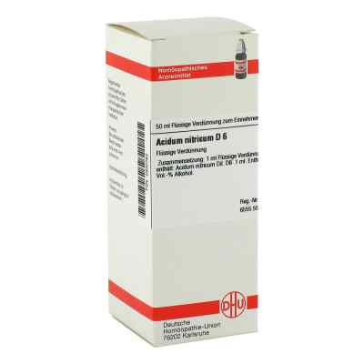 Acidum Nitricum D 6 Dil. 50 ml od DHU-Arzneimittel GmbH & Co. KG PZN 02800762