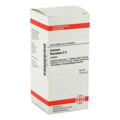 Calcium Fluoratum D 3 Tabl. 200 szt. od DHU-Arzneimittel GmbH & Co. KG PZN 02801342
