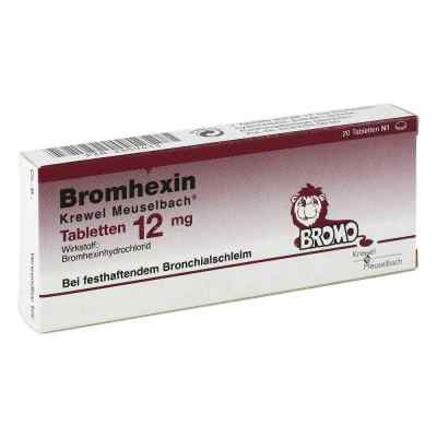 Bromhexin Krewel Meuselb.tabletten 12mg zamów na apo-discounter.pl