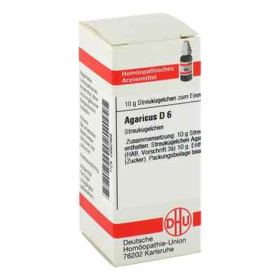 Agaricus D 6 Globuli 10 g od DHU-Arzneimittel GmbH & Co. KG PZN 02892468