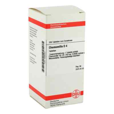 Chamomilla D 4 Tabl. 200 szt. od DHU-Arzneimittel GmbH & Co. KG PZN 02896383