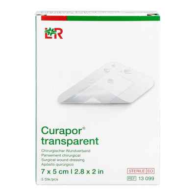 Curapor 7x5cm przezroczysty opatrunek na rany jałowy zamów na apo-discounter.pl