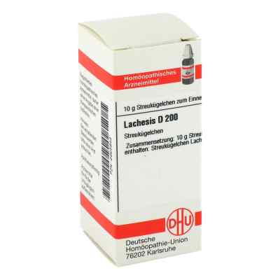 Lachesis D 200 Globuli 10 g od DHU-Arzneimittel GmbH & Co. KG PZN 02925943