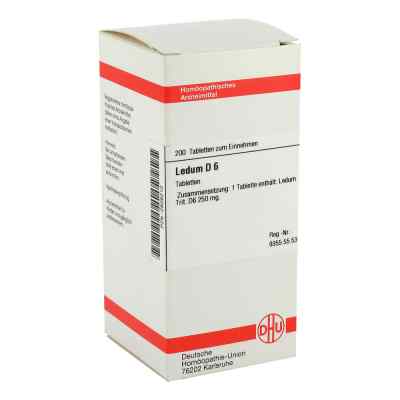 Ledum D 6 Tabl. 200 szt. od DHU-Arzneimittel GmbH & Co. KG PZN 02926210