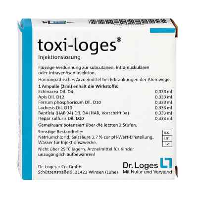 Toxi Loges Injektionsloesung Amp. Toxi Loges Injektionsloesung Amp.