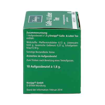 Kneipp herbata wspierająca woreczek żółciowy i wątrobę zamów na apo-discounter.pl