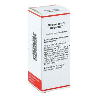 Gelsemium N Oligoplex Liquidum 50 ml od MEDA Pharma GmbH & Co.KG PZN 03112521