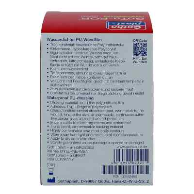 Gota Por Pu Wundfilm 7,2x5cm steril Verband zamów na apo-discounter.pl