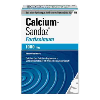 Calcium Sandoz fortissimum Brausetabl. zamów na apo-discounter.pl