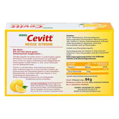 Hermes Cevitt gorąca cytryna granulat w saszetkach zamów na apo-discounter.pl