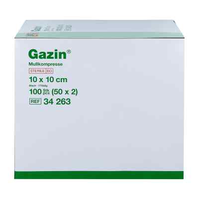 Gazin Kompressen 10x10cm 8fach steril Gazin Kompressen 10x10cm 8fach steril