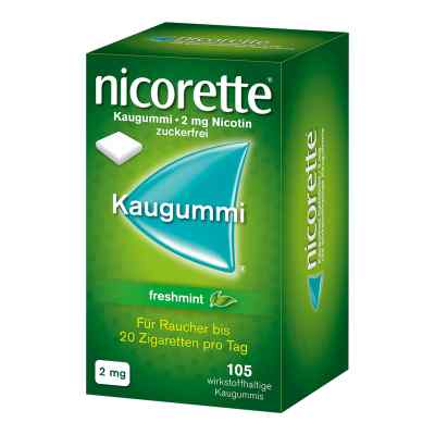Nicorette 2 mg Freshmint Kaugummi Nicorette 2 mg Freshmint Kaugummi