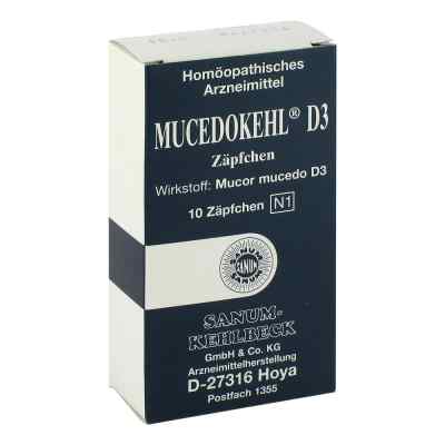 Mucedokehl D 3 Suppos. 10 szt. od SANUM-KEHLBECK GmbH & Co. KG PZN 03685665