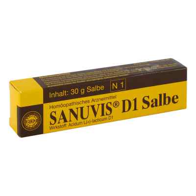 Sanuvis D 1 Salbe 30 g od SANUM-KEHLBECK GmbH & Co. KG PZN 03690040