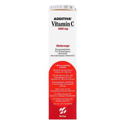 Additiva Vitamin C Czerwnone pomarańcze tabletki musujące zamów na apo-discounter.pl