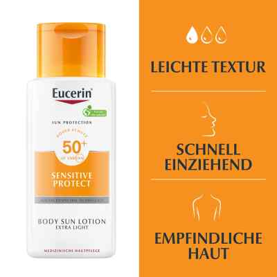 Eucerin Sun Lekkie mleczko do opalania SPF50 zamów na apo-discounter.pl